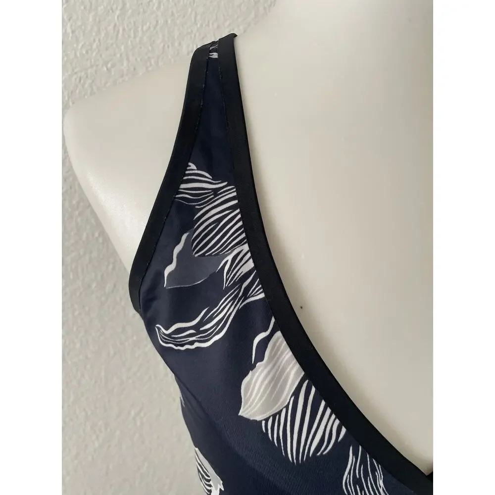 Athleta Swim Bikini Top Swimwear Multicolor Floral Wrap Fiore - Picture 3 of 9